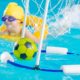 child in swimming lesson