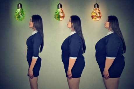 a woman transformation to lose weight without exercise