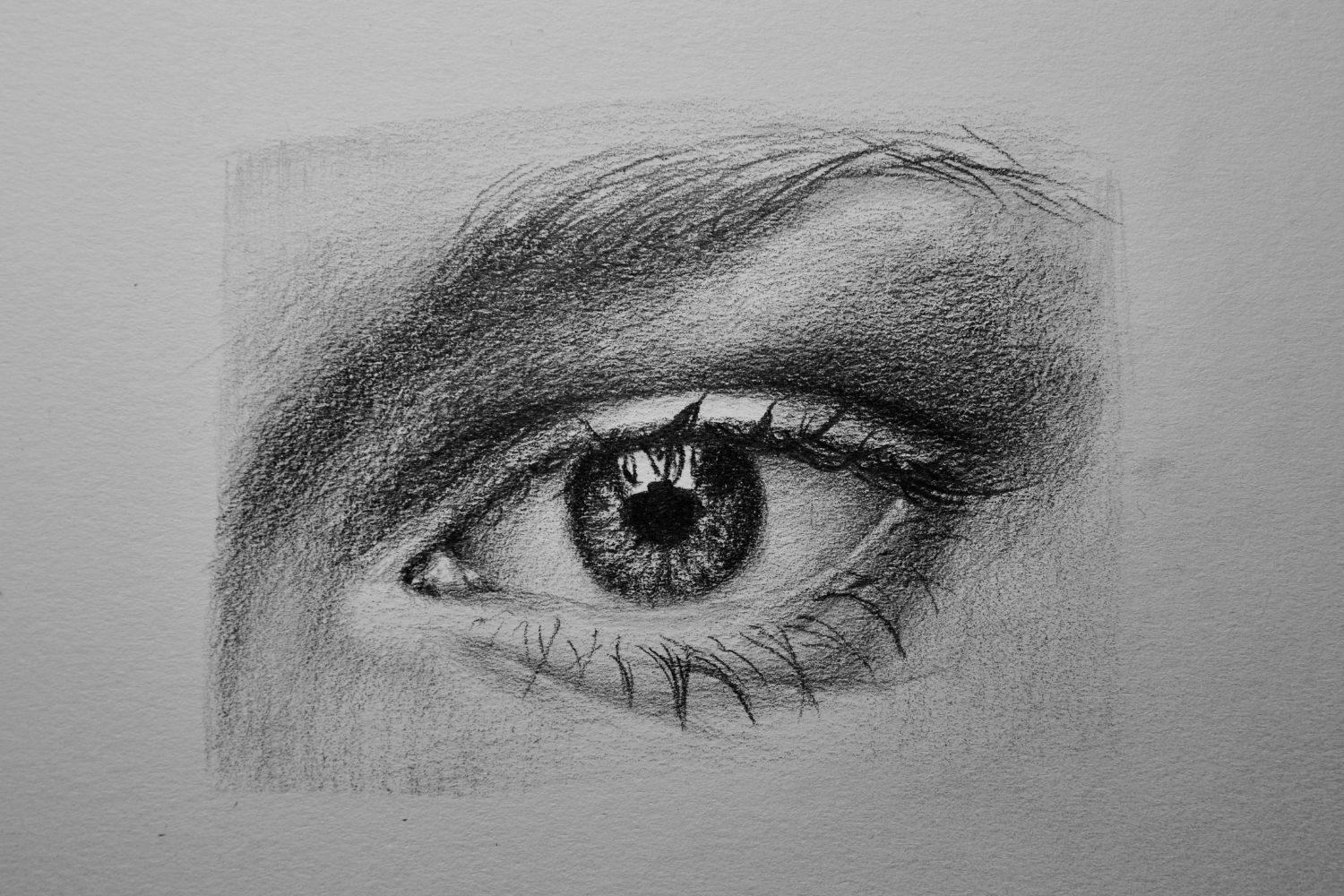 How to Draw Realistic Eyes With Pencil (Eyes) Step by Step |  DrawingTutorials101.com