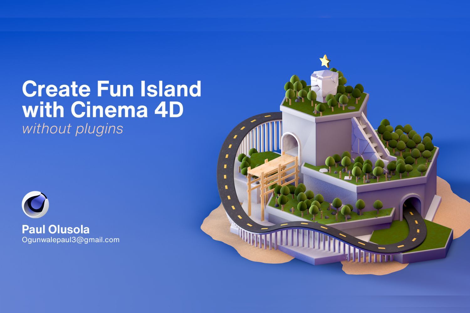 [VIP] Create a fun 3D island with Cinema 4D