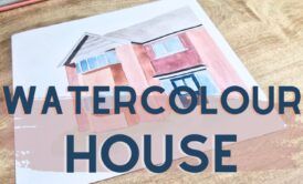 Watercolour tutorial: Learn to paint your home with this step-by-step guide. Create a beautiful house painting with watercolours.