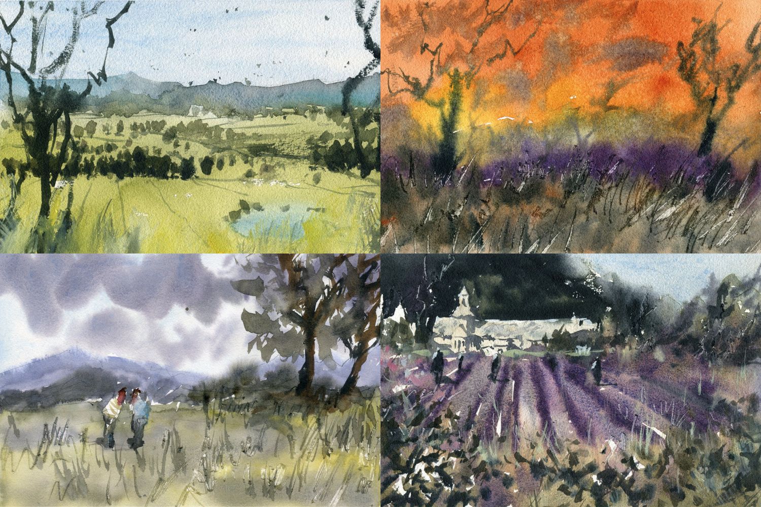 Watercolor Landscapes For Beginners | Skill Success