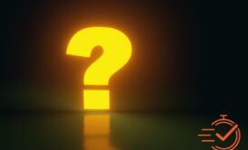 A glowing yellow question mark stands out on a dark background, representing the importance of questioning skills.