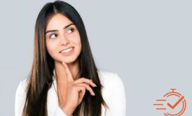 a woman thoughtfully resting her chin on her hand, thinking on your feet