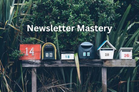 different mailboxes representing how to create a newsletter