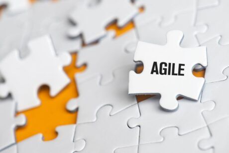 an illustration depicting a puzzle, emphasizing a guide to agile methodologies