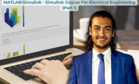 laptop screen displaying matlab simulink course content, a window into complex systems